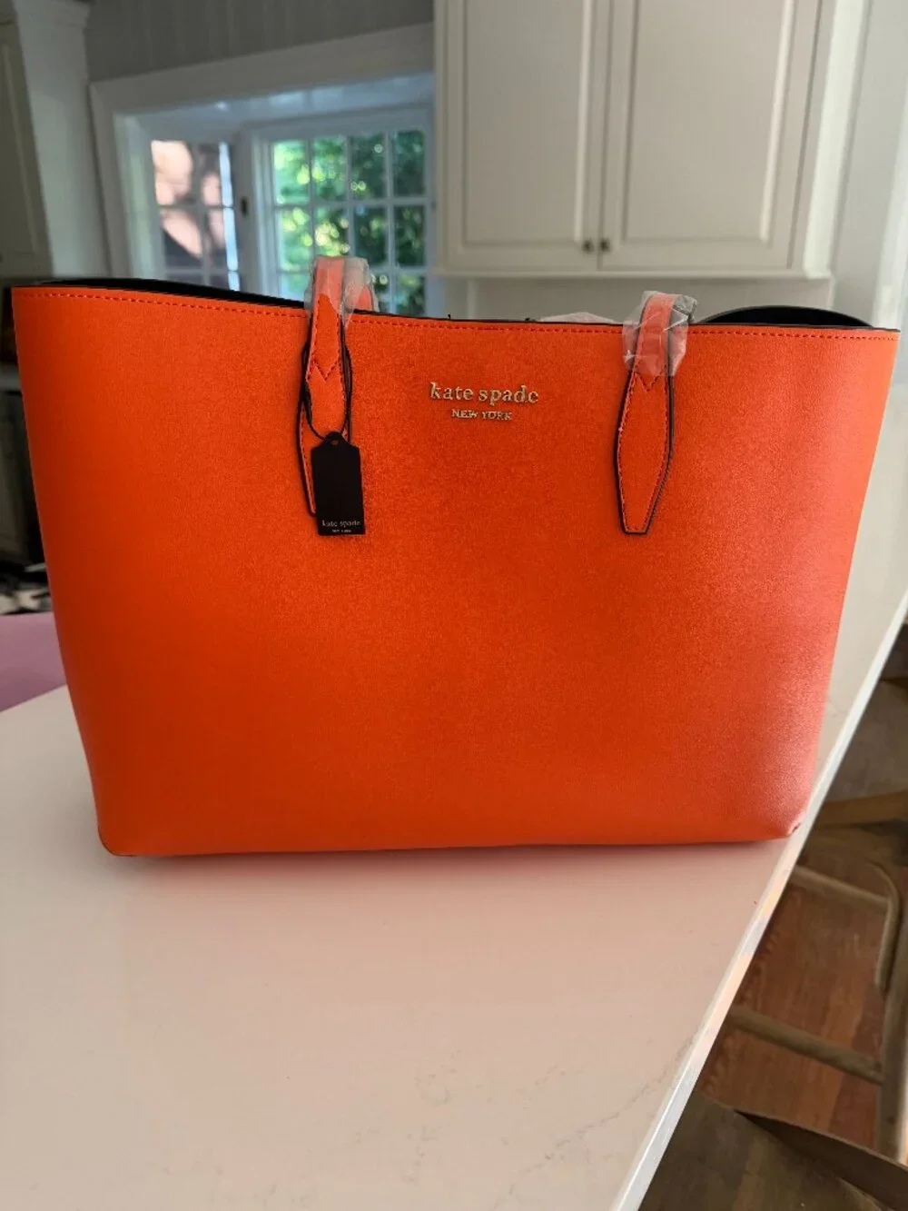 NWT Kate Spade orange purse tote Perfect for a Tennessee, Clemson, Texas game